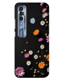 Чехол для TECNO Spark 7 Pro с картинкой «Цветочная композиция»