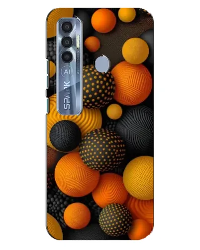 Чохол для TECNO Spark 7 Pro з картинкою «Об'ємні помаранчеві сфери» Чохол для TECNO Spark 7 Pro з картинкою «Об'ємні помаранчеві сфери»