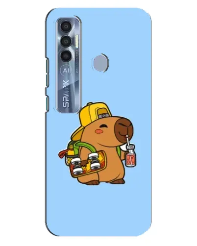 Чохол для TECNO Spark 7 Pro з картинкою «Капібара на скейті» Чохол для TECNO Spark 7 Pro з картинкою «Капібара на скейті»