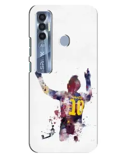 Чехол для TECNO Spark 7 Pro с картинкой «Акварельный Месси Барселона» Чехол для TECNO Spark 7 Pro с картинкой «Акварельный Месси Барселона»
