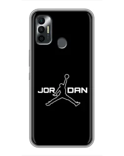 Чохол для TECNO Spark 7P з картинкою «Nike Pink Swirl»