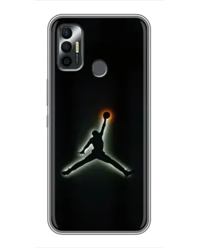 Чохол для TECNO Spark 7P з картинкою «Jordan Gradient Logo»