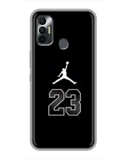 Чохол для TECNO Spark 7P з картинкою «Jordan Flight 23»