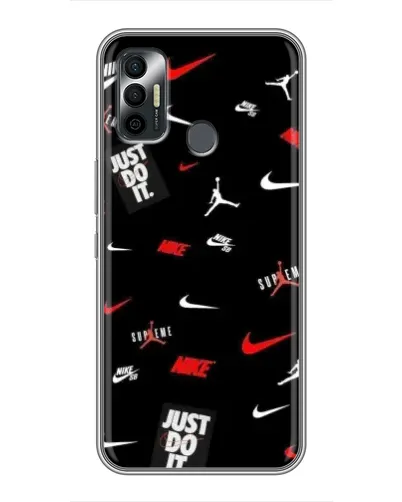 Чохол для TECNO Spark 7P з картинкою «Nike Mix Pattern»