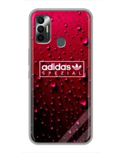 Чохол для TECNO Spark 7P з картинкою «Adidas Gold Marble»