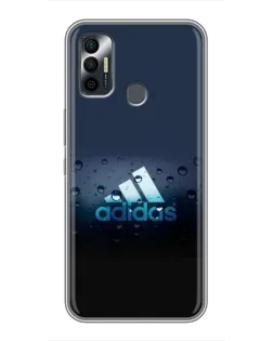 Чохол для TECNO Spark 7P з картинкою «Adidas Water Drops»
