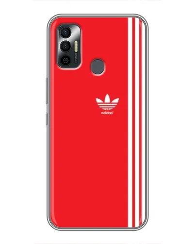 Чохол для TECNO Spark 7P з картинкою «Червоний мінімалізм Adidas» Чохол для TECNO Spark 7P з картинкою «Червоний мінімалізм Adidas»