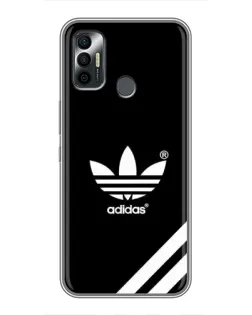 Чохол для TECNO Spark 7P з картинкою «Adidas з діагональними смугами»