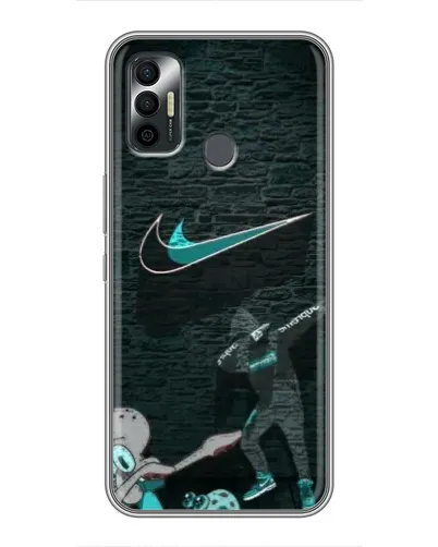 Чехол для TECNO Spark 7P с картинкой «Спортивный арт Nike»