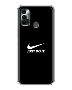 Чехол для TECNO Spark 7P с картинкой «Минимализм от Nike»