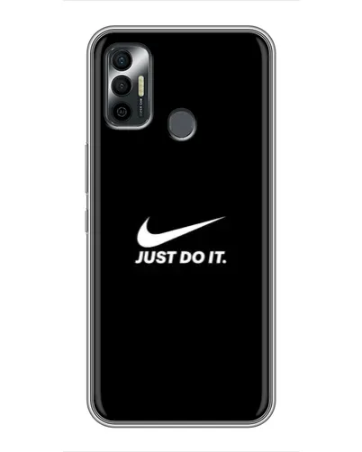 Чехол для TECNO Spark 7P с картинкой «Минимализм от Nike»