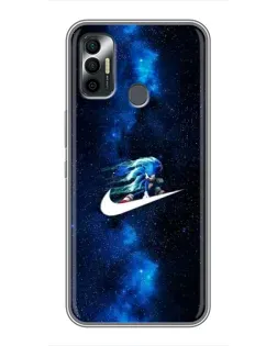 Чехол для TECNO Spark 7P с картинкой «Звездный путь Nike»