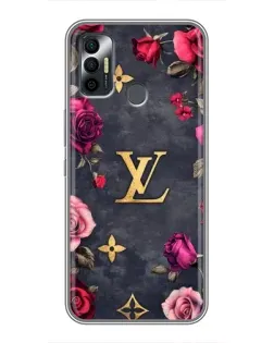 Чохол для TECNO Spark 7P з картинкою «Квітковий Louis Vuitton» Чохол для TECNO Spark 7P з картинкою «Квітковий Louis Vuitton»
