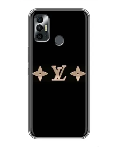 Чехол для TECNO Spark 7P с картинкой «Louis Vuitton — минимализм»