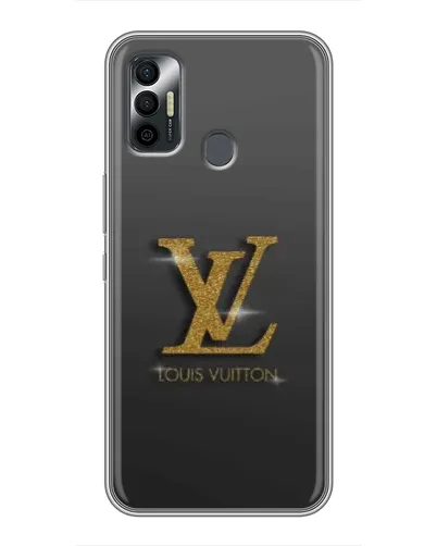 Чехол для TECNO Spark 7P с картинкой «Градиент Louis Vuitton»