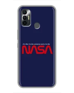 Чехол для TECNO Spark 7P с картинкой «NASA — глубокий космос»