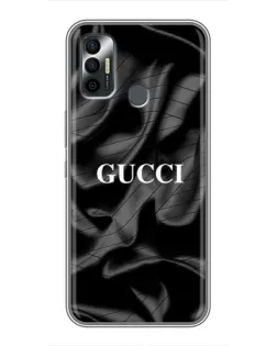Чохол для TECNO Spark 7P з картинкою «Gucci — шовкові хвилі»