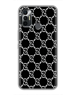 Чохол для TECNO Spark 7P з картинкою «Gucci — сітчастий паттерн» Чохол для TECNO Spark 7P з картинкою «Gucci — сітчастий паттерн»