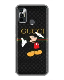 Чехол для TECNO Spark 7P с картинкой «Микки Маус Gucci»