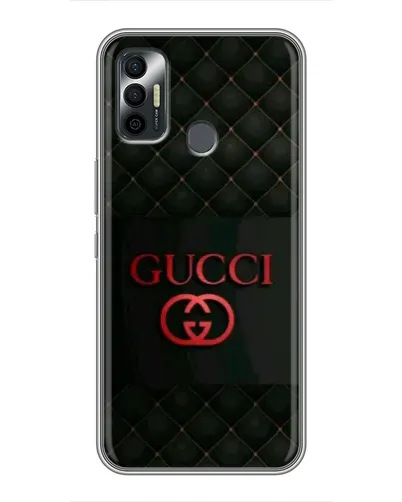 Чехол для TECNO Spark 7P с картинкой «Gucci — стеганый черный»