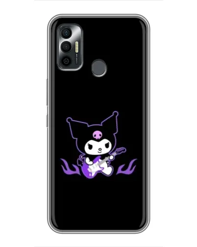 Чохол для TECNO Spark 7P з картинкою «Електрична Kuromi»