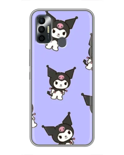 Чохол для TECNO Spark 7P з картинкою «Паттерн з Kuromi»