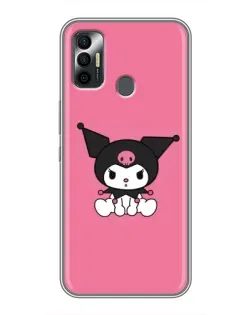 Чохол для TECNO Spark 7P з картинкою «Похмура Kuromi»