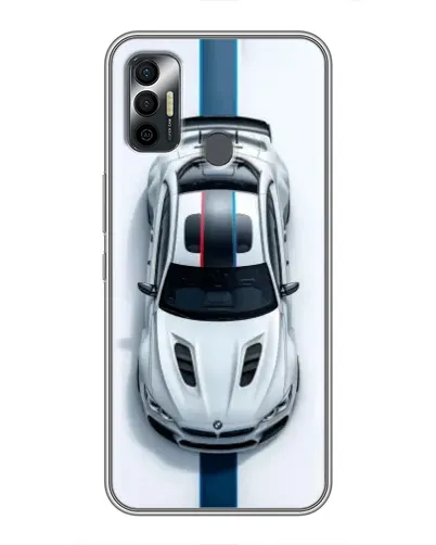 Чехол для TECNO Spark 7P с картинкой «Вид сверху — BMW M»