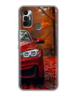 Чехол для TECNO Spark 7P с картинкой «Осенняя BMW M4»