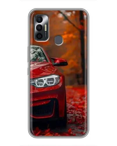 Чехол для TECNO Spark 7P с картинкой «Осенняя BMW M4»
