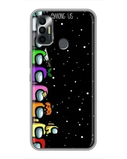 Чохол для TECNO Spark 7P з картинкою «Команда Among Us»