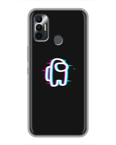 Чохол для TECNO Spark 7P з картинкою «Among Us неон» Чохол для TECNO Spark 7P з картинкою «Among Us неон»