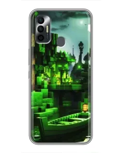 Чохол для TECNO Spark 7P з картинкою «Minecraft лісовий пейзаж» Чохол для TECNO Spark 7P з картинкою «Minecraft лісовий пейзаж»