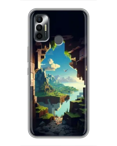 Чохол для TECNO Spark 7P з картинкою «Вид з печери»