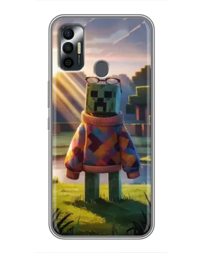 Чохол для TECNO Spark 7P з картинкою «Кріпер у светрі»