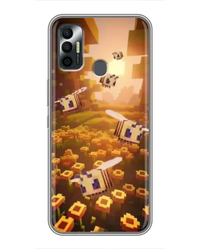 Чохол для TECNO Spark 7P з картинкою «Поле соняшників»