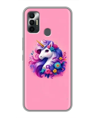 Чохол для TECNO Spark 7P з картинкою «Казковий єдиноріг»