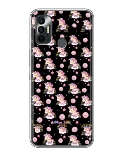 Чохол для TECNO Spark 7P з картинкою «Magic Unicorn паттерн»