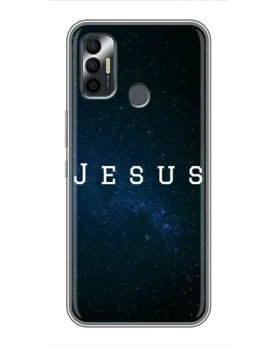 Чехол для TECNO Spark 7P с картинкой «Звездное небо Jesus»