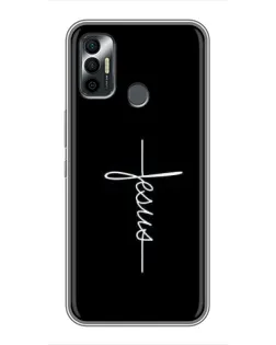 Чехол для TECNO Spark 7P с картинкой «Тонкая линия веры»