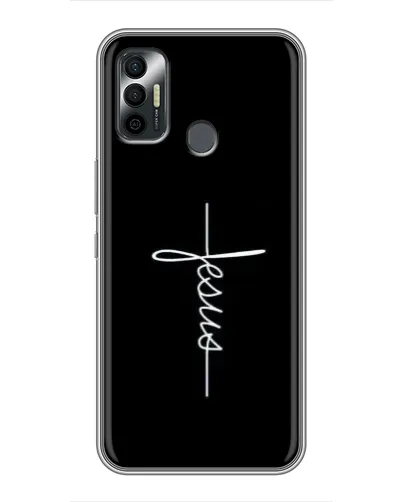 Чехол для TECNO Spark 7P с картинкой «Тонкая линия веры»