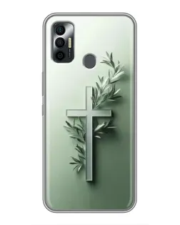 Чехол для TECNO Spark 7P с картинкой «Оливковая ветвь»