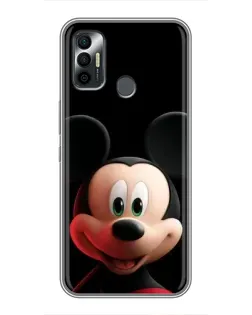 Чохол для TECNO Spark 7P з картинкою «Усміхнений Міккі Маус»