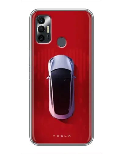 Чохол для TECNO Spark 7P з картинкою «Tesla Top View» Чохол для TECNO Spark 7P з картинкою «Tesla Top View»