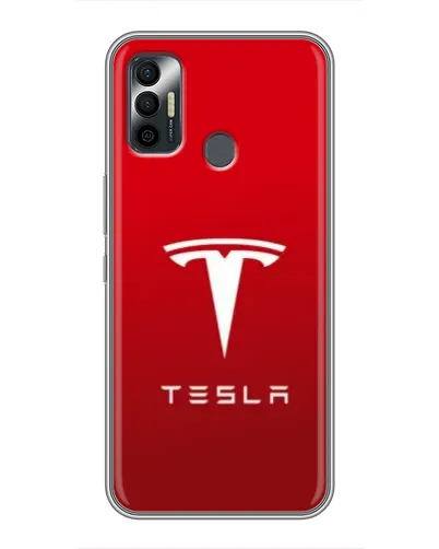 Чохол для TECNO Spark 7P з картинкою «Tesla Red Classic» Чохол для TECNO Spark 7P з картинкою «Tesla Red Classic»