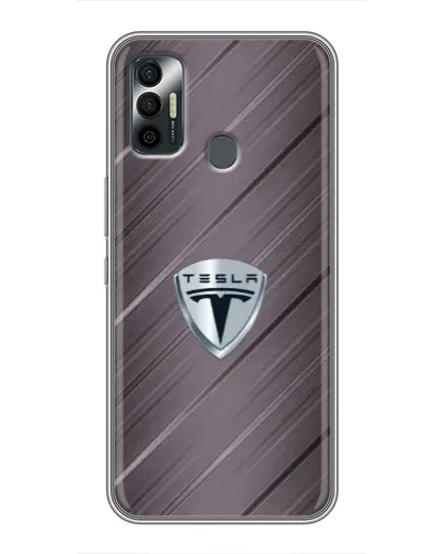 Чохол для TECNO Spark 7P з картинкою «Металева текстура Tesla» Чохол для TECNO Spark 7P з картинкою «Металева текстура Tesla»
