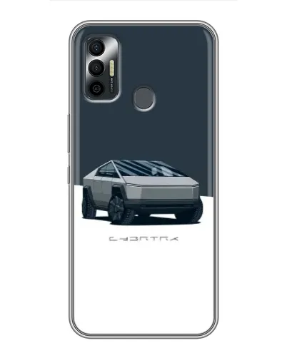 Чохол для TECNO Spark 7P з картинкою «Сріблястий Cybertruck Tesla» Чохол для TECNO Spark 7P з картинкою «Сріблястий Cybertruck Tesla»
