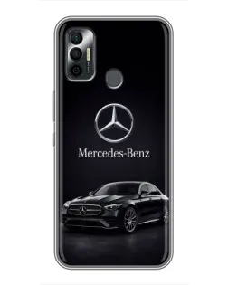 Чохол для TECNO Spark 7P з картинкою «Mercedes — решітка радіатора»