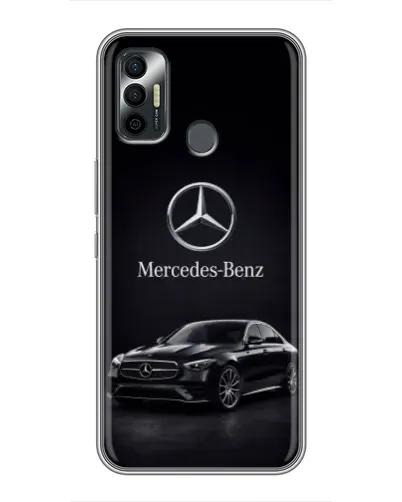 Чохол для TECNO Spark 7P з картинкою «Mercedes — решітка радіатора»