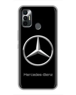 Чохол для TECNO Spark 7P з картинкою «Mercedes Silver Logo»